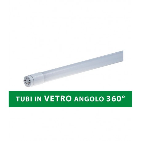 TUBO LED IN VETRO 9W 60CM 360° T8