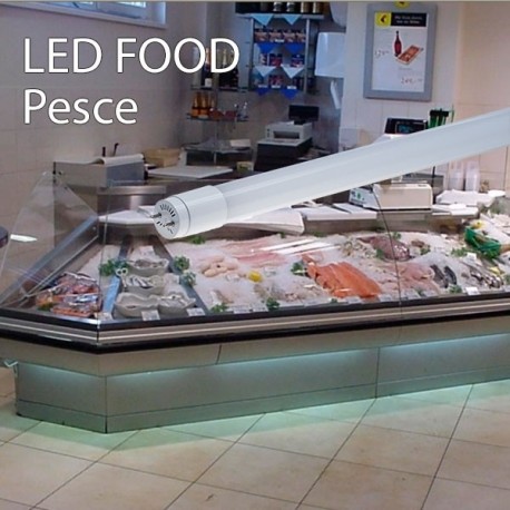 TUBO LED IN VETRO 24W 150CM 360° T8 PER ALIMENTI PESCE