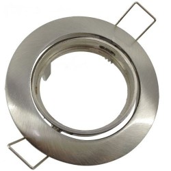 SUPPORTO LED DOWNLIGHT DA INCASSO ARGENTO