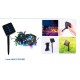 LUCI NATALIZIE PANNELLO SOLARE 100 LED 13 METRI 8 ANIMAZIONI LUCE MULTICOLOR