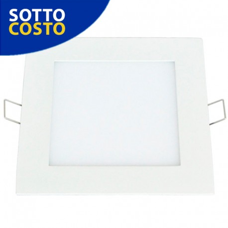 LED PANNELLO QUADRATO SMD SLIM 12W 220VAC CW