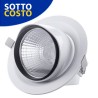 FARO LED DA INCASSO ROTABILE COB 30W