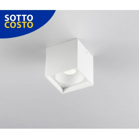 PLAFONIERA LED 10W QUADRATA BIANCA