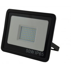 LED PROIETTORE 50W SMD SOTTILE 120° 220VAC